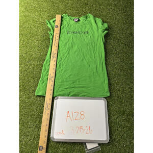 bebe Green Crystal Logo T-Shirt